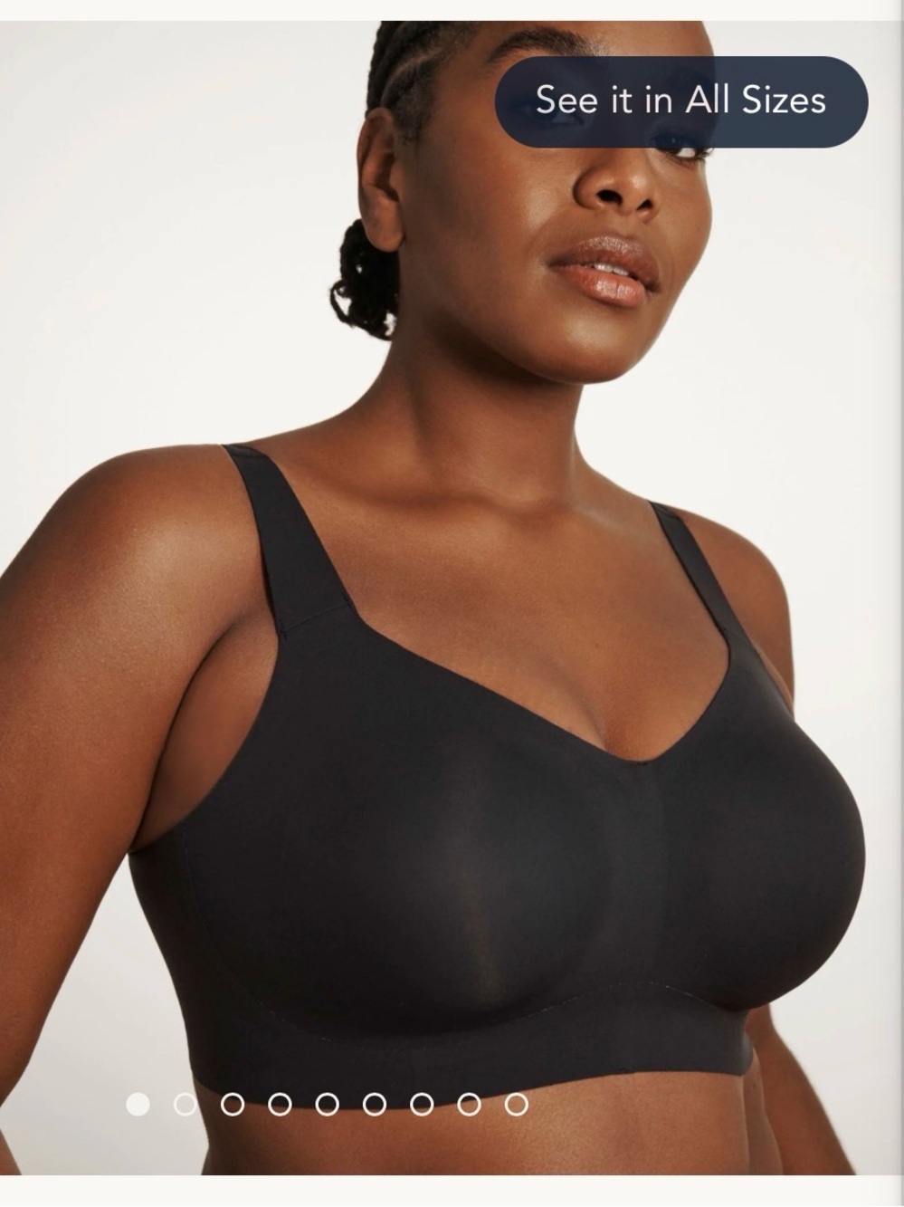 Evelyn and Bobbie 2XL Comfort Wireless Full-Coverage Bra - Black